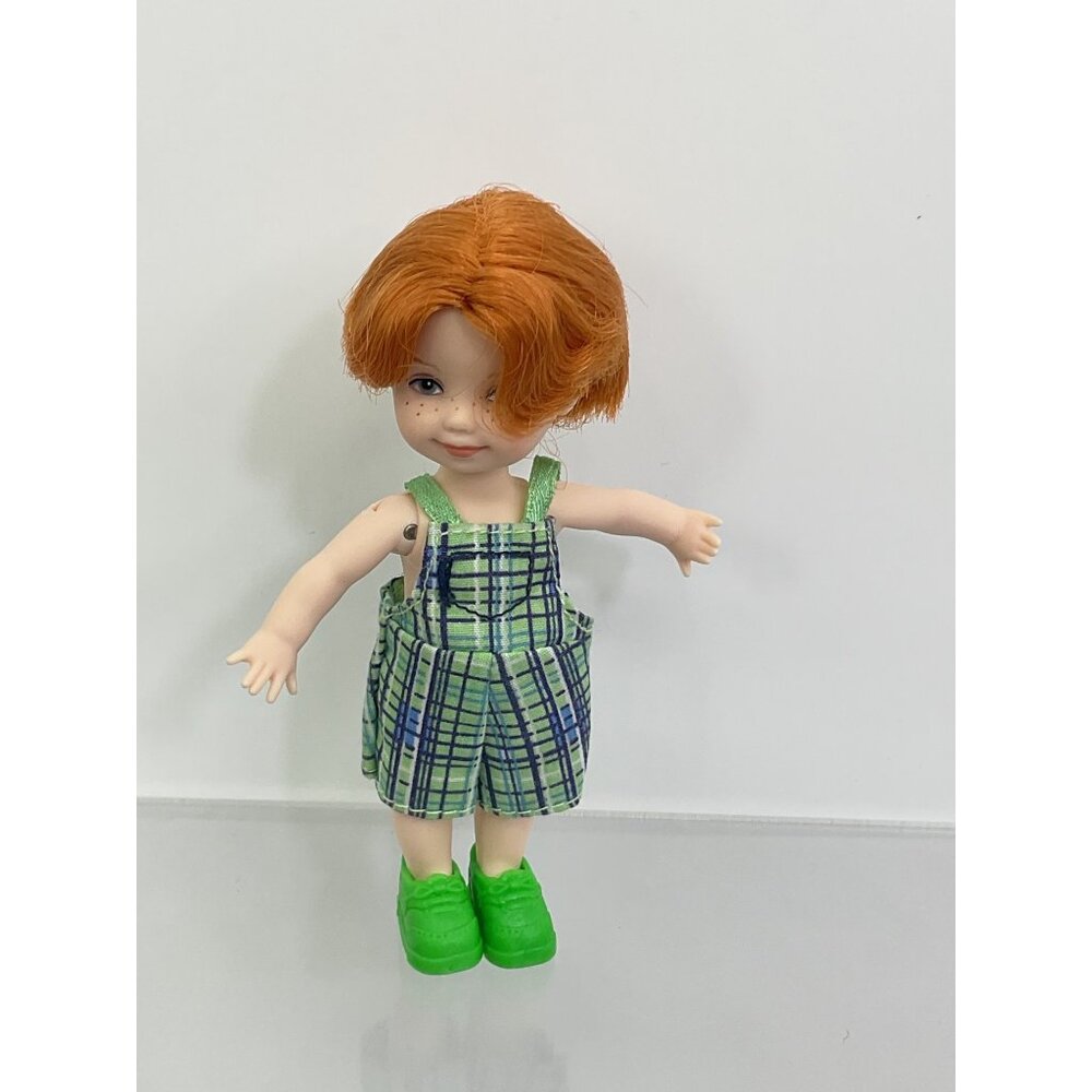 1994 Mattel Barbie Doll In Green & Blue Plaid Outfit With Green Shoes